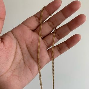 Mejuri Triple Bead Necklace